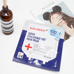[ Sur.Medic ] Facial Mask +Super Hyaluronic 100 Aqua Mask 30g *10ea( 1 Pack) / Korea [MZ017]