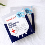 [ Sur.Medic ] Facial Mask +Super Hyaluronic 100 Aqua Mask 30g *10ea( 1 Pack) / Korea [MZ017]
