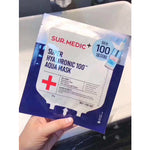 [ Sur.Medic ] Facial Mask +Super Hyaluronic 100 Aqua Mask 30g *10ea( 1 Pack) / Korea [MZ017]