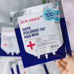 [ Sur.Medic ] Facial Mask +Super Hyaluronic 100 Aqua Mask 30g *10ea( 1 Pack) / Korea [MZ017]