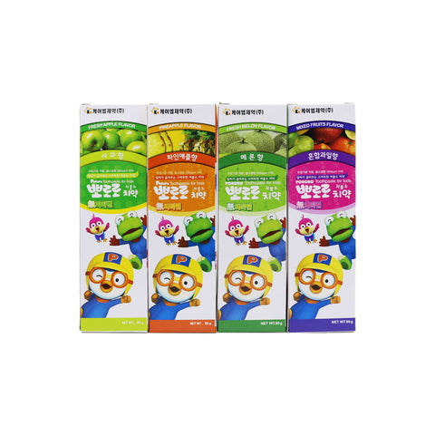 [PORORO] Toothpaste For Kids Korean Toothpaste 90g x 4 K-Beauty [MZ025]