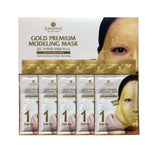 [SHANGPREE] Gold Premium Modeling Facial Mask Pack 5 Pcs/set [MZ028]