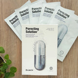 [Dr.Jart] Porecting Solution Bubbling Charcoal Facial Mask 5 Sheets [MZ032]