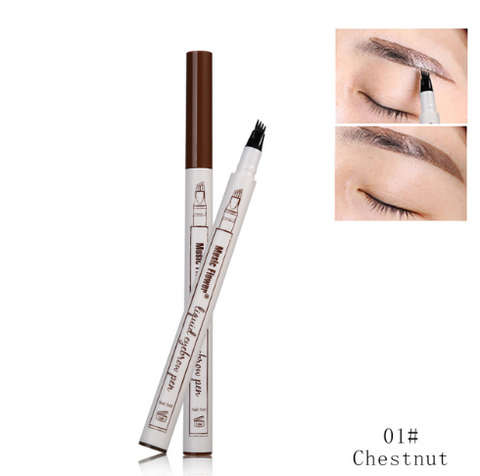[MUSIC FLOWER] Eyebrow Fork Waterproof Pencil Beauty Tools [MZ051]