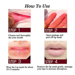 10pcs Collagen Crystal Lips Care Mask Membrane Anti-Ageing Moisture Essence Lips Gel Patch K-beauty [MZ064]