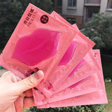 10pcs Collagen Crystal Lips Care Mask Membrane Anti-Ageing Moisture Essence Lips Gel Patch K-beauty [MZ064]